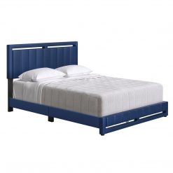Thebedroomstore.com Upholstered Beds Beaumont Faux Leather / Senata Linen - Upholstered Platform Bed