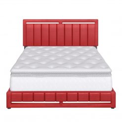 Thebedroomstore.com Upholstered Beds Beaumont Faux Leather / Senata Linen - Upholstered Platform Bed
