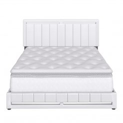 Thebedroomstore.com Upholstered Beds Beaumont Faux Leather / Senata Linen - Upholstered Platform Bed