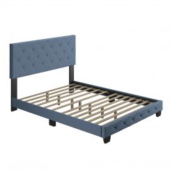 Thebedroomstore.com Chloe Linen Upholstered Platform Bed Platform Beds