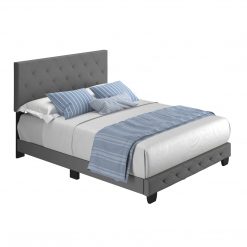 Thebedroomstore.com Chloe Linen Upholstered Platform Bed Platform Beds