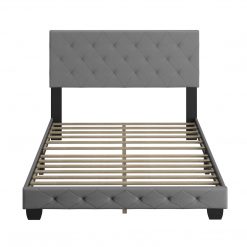 Thebedroomstore.com Chloe Linen Upholstered Platform Bed Platform Beds