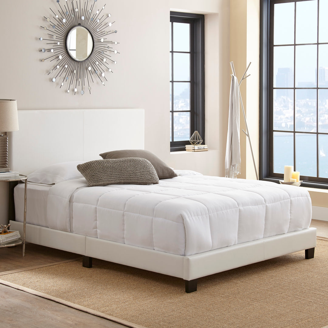 Thebedroomstore.com Florence Faux Leather Upholstered Bed