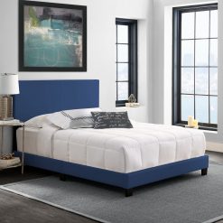 Thebedroomstore.com Florence Faux Leather Upholstered Bed