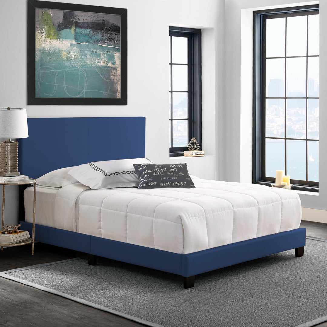 Thebedroomstore.com Florence Faux Leather Upholstered Bed