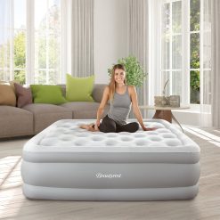 Thebedroomstore.com Simmons® Beautyrest® Sky Rise Express Air Bed With Pump Guest Air Beds