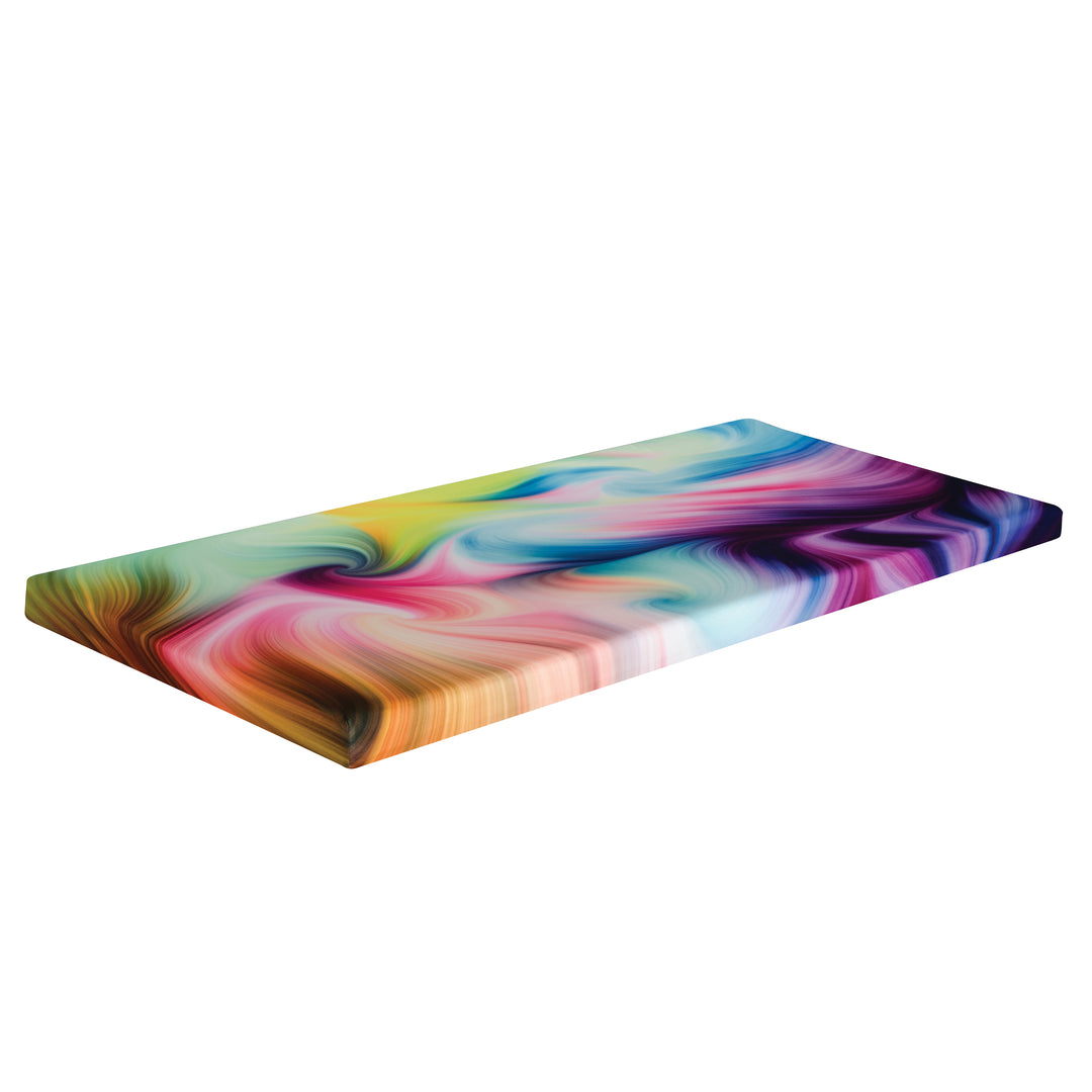 Thebedroomstore.com Groove Tie Dye Roll Up Memory Foam Guest Bed Mattress Fold-Away Guest Beds
