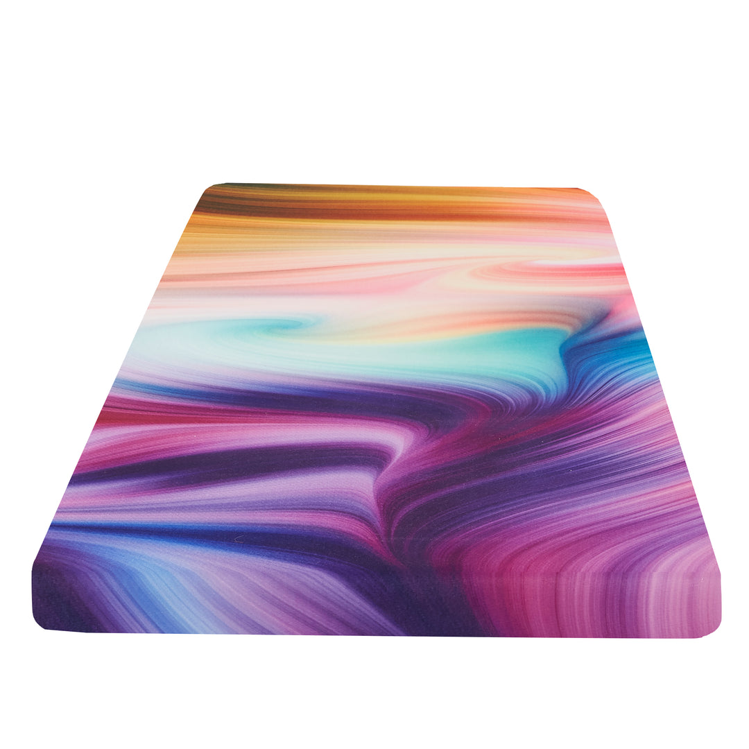 Thebedroomstore.com Groove Tie Dye Roll Up Memory Foam Guest Bed Mattress Fold-Away Guest Beds