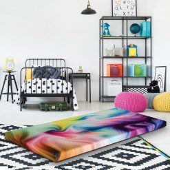 Thebedroomstore.com Groove Tie Dye Roll Up Memory Foam Guest Bed Mattress Fold-Away Guest Beds