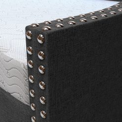 Thebedroomstore.com Manchester Linen / Darlington Faux Leather / Dorset - Velour Trundle Bed Platform Beds