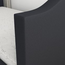 Thebedroomstore.com Messina Faux Leather / Birmingham Linen - Trundle Bed Platform Beds