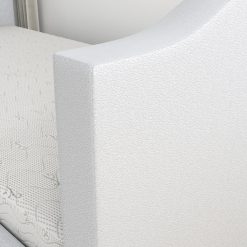 Thebedroomstore.com Messina Faux Leather / Birmingham Linen - Trundle Bed Platform Beds