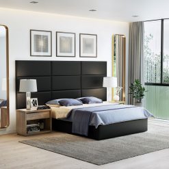 Thebedroomstore.com Upholstered Beds Masterpiece Upholstered Wall Panels Headboard - Set Of 4 - Easy Assembly