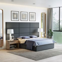 Thebedroomstore.com Upholstered Beds Masterpiece Upholstered Wall Panels Headboard - Set Of 4 - Easy Assembly