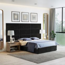 Thebedroomstore.com Upholstered Beds Masterpiece Upholstered Wall Panels Headboard - Set Of 4 - Easy Assembly