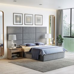 Thebedroomstore.com Upholstered Beds Masterpiece Upholstered Wall Panels Headboard - Set Of 4 - Easy Assembly