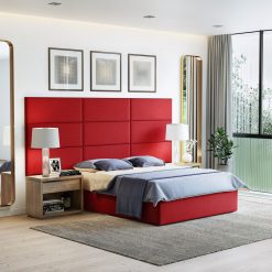 Thebedroomstore.com Upholstered Beds Masterpiece Upholstered Wall Panels Headboard - Set Of 4 - Easy Assembly