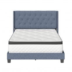 Thebedroomstore.com Mia Linen Upholstered Platform Bed