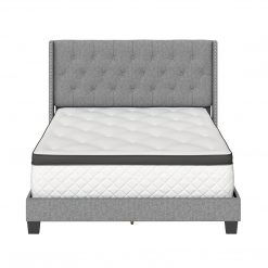 Thebedroomstore.com Mia Linen Upholstered Platform Bed