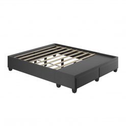 Thebedroomstore.com Modena Linen / Parma Faux Leather - Platform Storage Bed Platform Beds