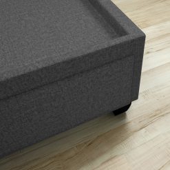 Thebedroomstore.com Modena Linen / Parma Faux Leather - Platform Storage Bed Platform Beds