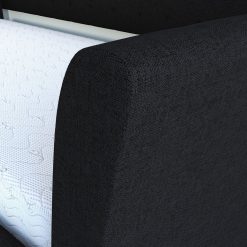 Thebedroomstore.com New Castle Linen / St Ives Faux Leather / Kendal Velour - Trundle Bed Platform Beds