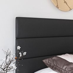 Thebedroomstore.com Platform Beds Napoli Faux Leather Upholstered Bed