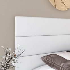 Thebedroomstore.com Platform Beds Napoli Faux Leather Upholstered Bed
