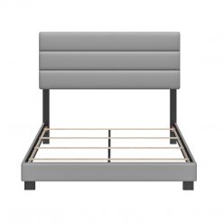 Thebedroomstore.com Platform Beds Napoli Faux Leather Upholstered Bed