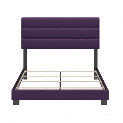 Thebedroomstore.com Platform Beds Napoli Faux Leather Upholstered Bed
