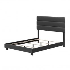 Thebedroomstore.com Platform Beds Napoli Faux Leather Upholstered Bed
