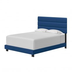 Thebedroomstore.com Platform Beds Napoli Faux Leather Upholstered Bed
