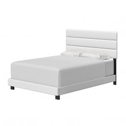 Thebedroomstore.com Platform Beds Napoli Faux Leather Upholstered Bed