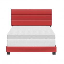 Thebedroomstore.com Platform Beds Napoli Faux Leather Upholstered Bed