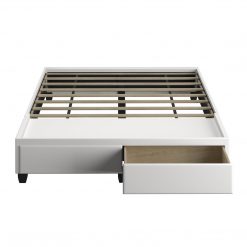 Thebedroomstore.com Modena Linen / Parma Faux Leather - Platform Storage Bed Platform Beds