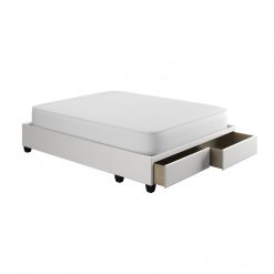 Thebedroomstore.com Modena Linen / Parma Faux Leather - Platform Storage Bed Platform Beds