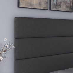 Thebedroomstore.com Platform Beds Piedmont Faux Leather Upholstered Platform Bed