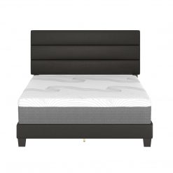Thebedroomstore.com Platform Beds Piedmont Faux Leather Upholstered Platform Bed