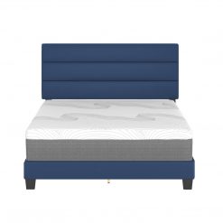 Thebedroomstore.com Platform Beds Piedmont Faux Leather Upholstered Platform Bed
