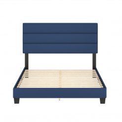 Thebedroomstore.com Platform Beds Piedmont Faux Leather Upholstered Platform Bed