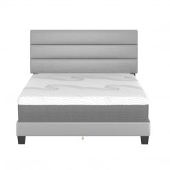 Thebedroomstore.com Platform Beds Piedmont Faux Leather Upholstered Platform Bed