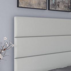 Thebedroomstore.com Platform Beds Piedmont Faux Leather Upholstered Platform Bed