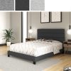 Thebedroomstore.com Platform Beds Ravenna Linen Upholstered Bed