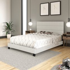 Thebedroomstore.com Platform Beds Ravenna Linen Upholstered Bed