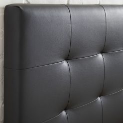 Thebedroomstore.com Roma Faux Leather Upholstered Platform Bed