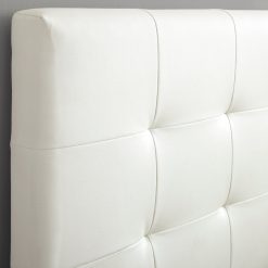 Thebedroomstore.com Roma Faux Leather Upholstered Platform Bed