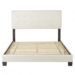 Thebedroomstore.com Roma Faux Leather Upholstered Platform Bed