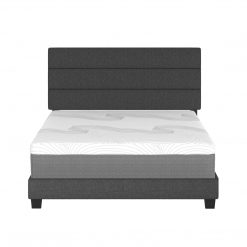 Thebedroomstore.com Sicily Linen Upholstered Platform Bed Platform Beds