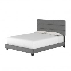 Thebedroomstore.com Sicily Linen Upholstered Platform Bed Platform Beds