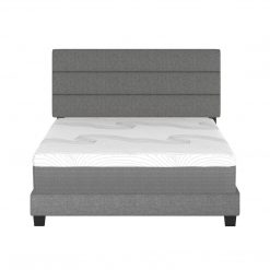Thebedroomstore.com Sicily Linen Upholstered Platform Bed Platform Beds